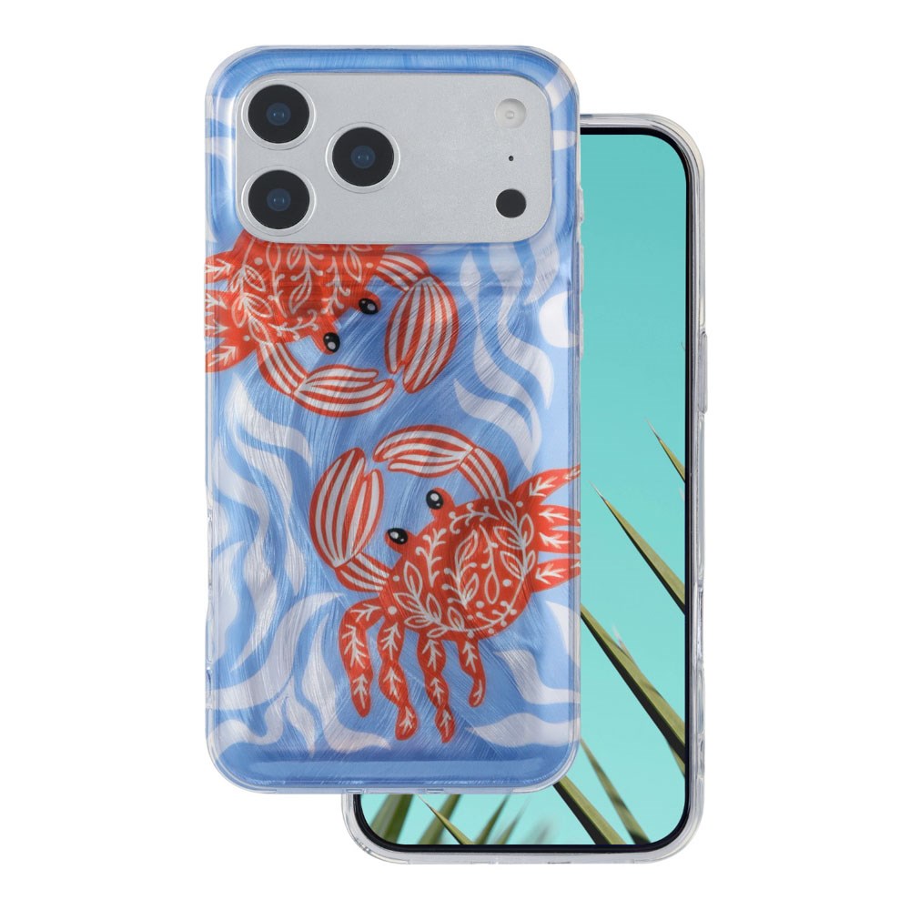 iPhone 17 Pro Max TFO Ultra Trendy Sommer Deksel - Crab