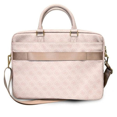 Guess Veske i kunstskinn For Laptop 15" - Big Logo - Rosa