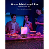 Govee Table Lamp 2 Pro - Innebygd Høyttaler - Grå