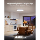Govee Round Smart Ceiling Light - 15" - Hvit