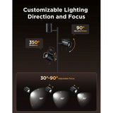 Govee Tree Floor Lamp med 3 Spotter - Svart