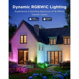 Govee Outdoor Spotlights - 2 stk. - med Multimontering - Svart
