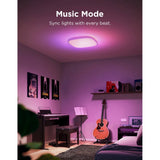 Govee Square Smart Ceiling Light - 12" - Hvit