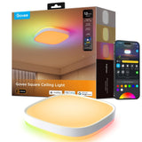 Govee Square Smart Ceiling Light - 12" - Hvit