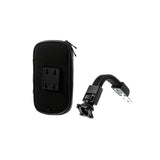Vanntett Roterende Mobilholder for Motorsykkelstyre - Størrelse 16.5 x 9 cm - Svart