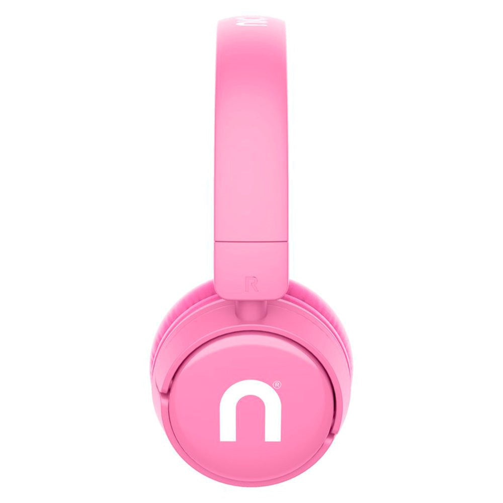 Niceboy Hive Kiddie Bluetooth Hodetelefoner On-Ear for Barn med Lydbegrenser - Rosa