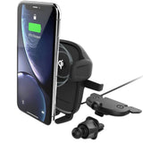 Mobilholder Til Bil med Trådløs Lading iOttie – For Ventilasjon / CD-spor – Svart