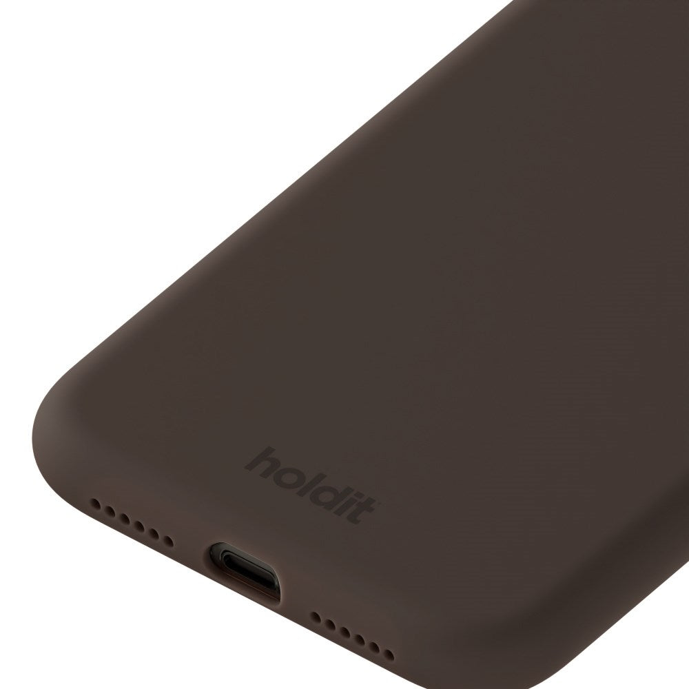 Holdit iPhone 11 Soft Touch Silikon Deksel - Chocolate