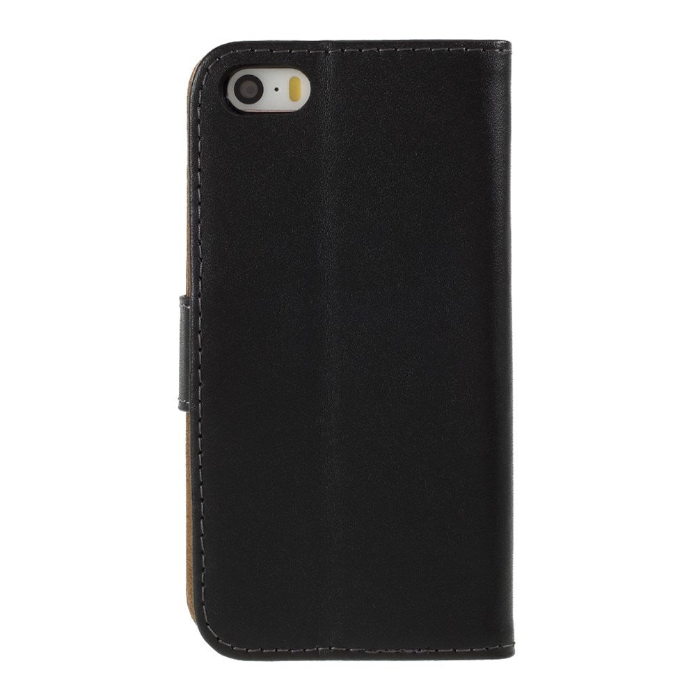 iPhone SE / 5s / 5 EIDERWOOD Flip-deksel med lommebok - Svart