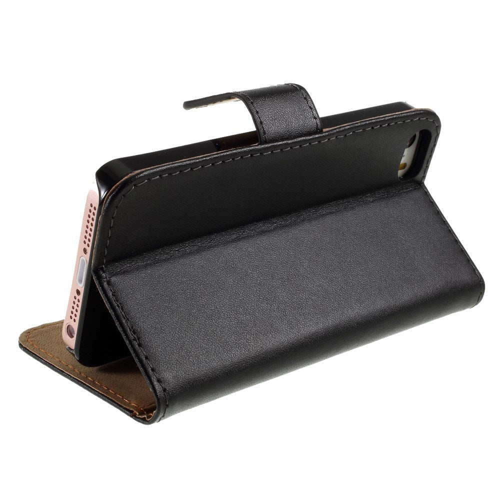iPhone SE / 5s / 5 EIDERWOOD Flip-deksel med lommebok - Svart