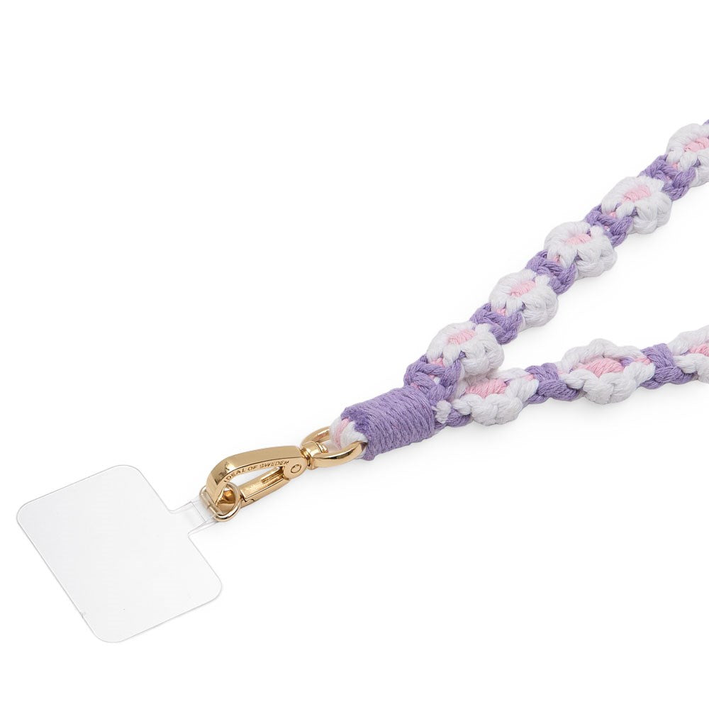 iDeal of Sweden Cord Phone Strap - Lilla Blomster