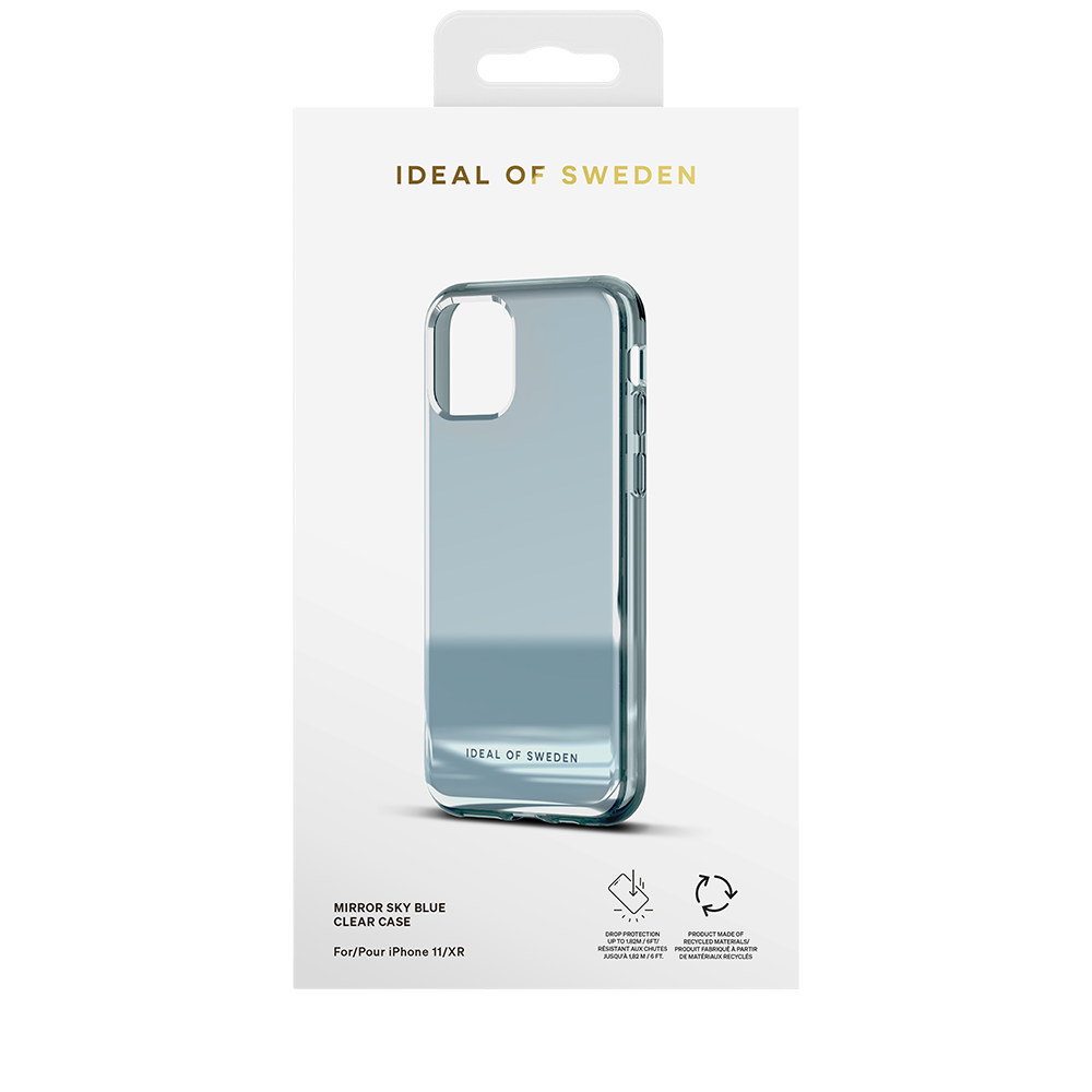 iPhone 11 iDeal Of Sweden Mirror Deksel - Mirror Sky Blue