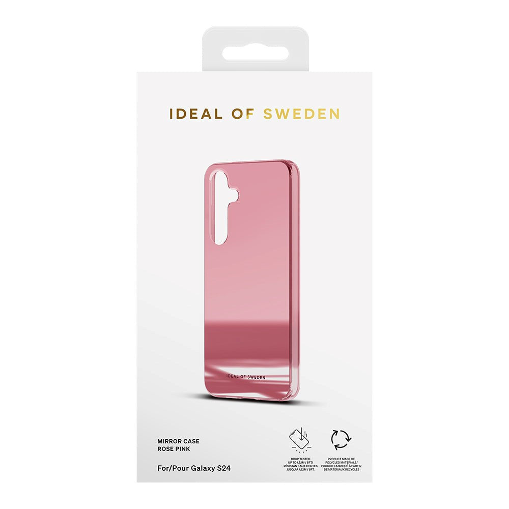 Samsung Galaxy S24 iDeal Of Sweden Mirror Deksel - Mirror Pink