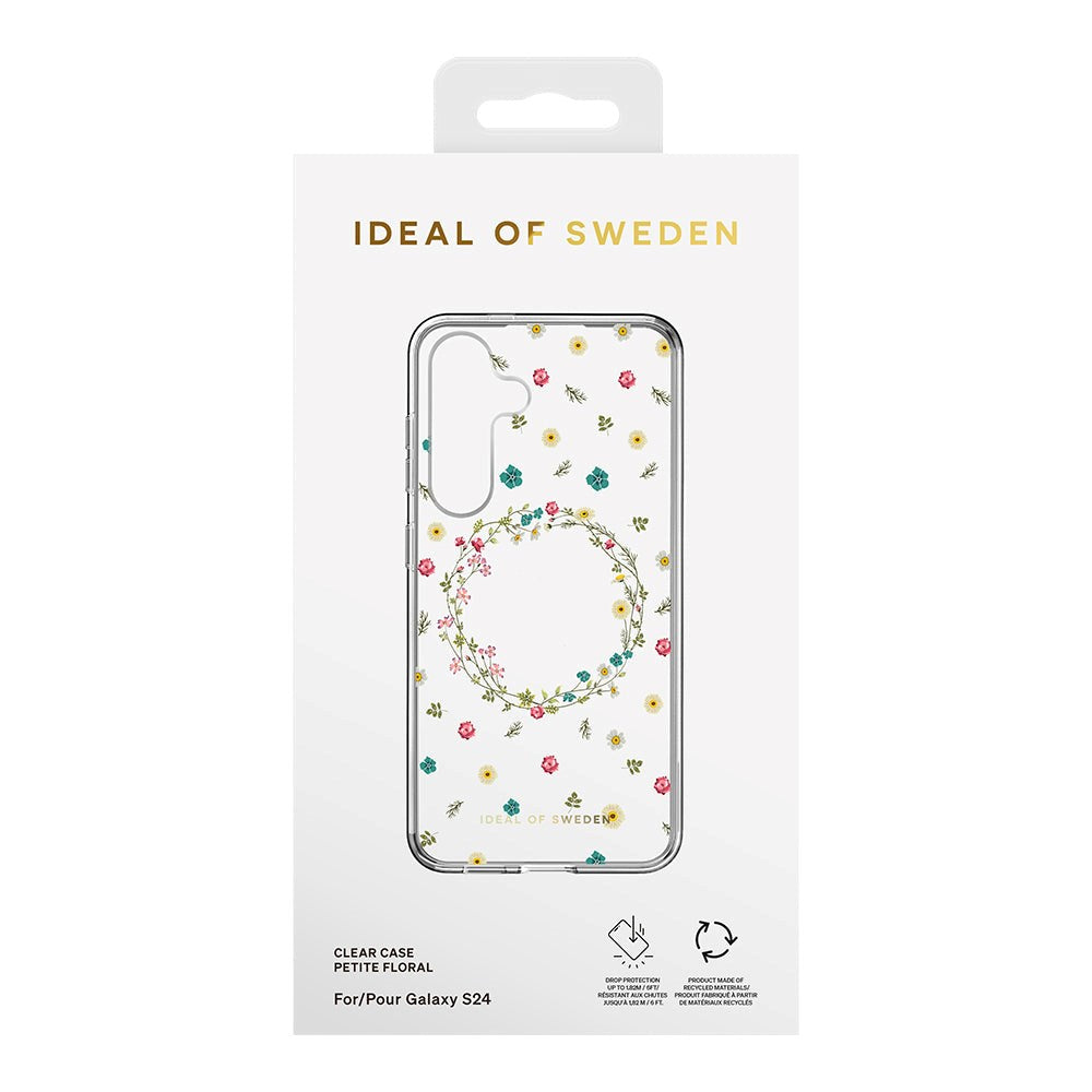 Samsung Galaxy S24 iDeal Of Sweden Clear Deksel - Petite Floral