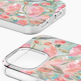 iPhone 17e / 16e / 15 / 14 / 13 iDeal Of Sweden Clear Case - MagSafe Kompatibel - Tulip Bloom