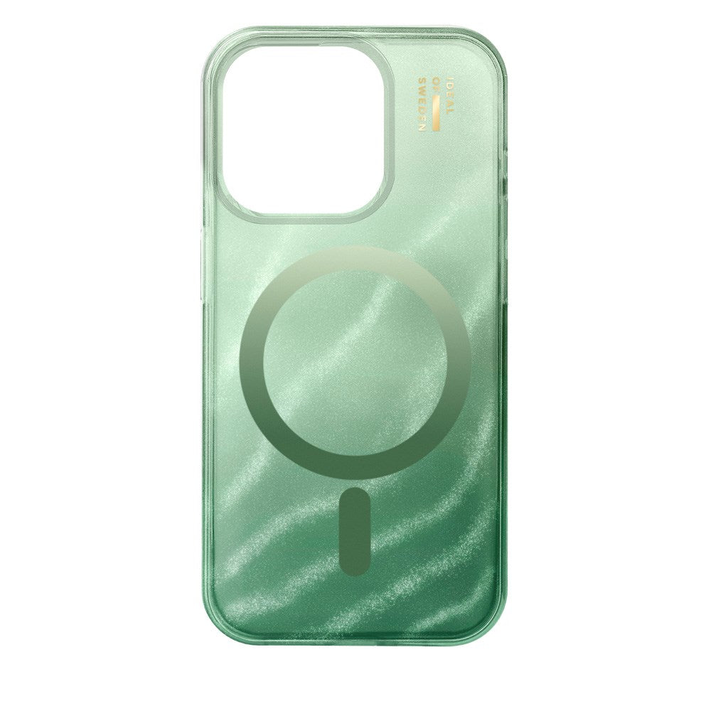 iPhone 16e / 15 / 14 / 13 iDeal Of Sweden Clear Deksel - MagSafe Kompatibel - Sage Green
