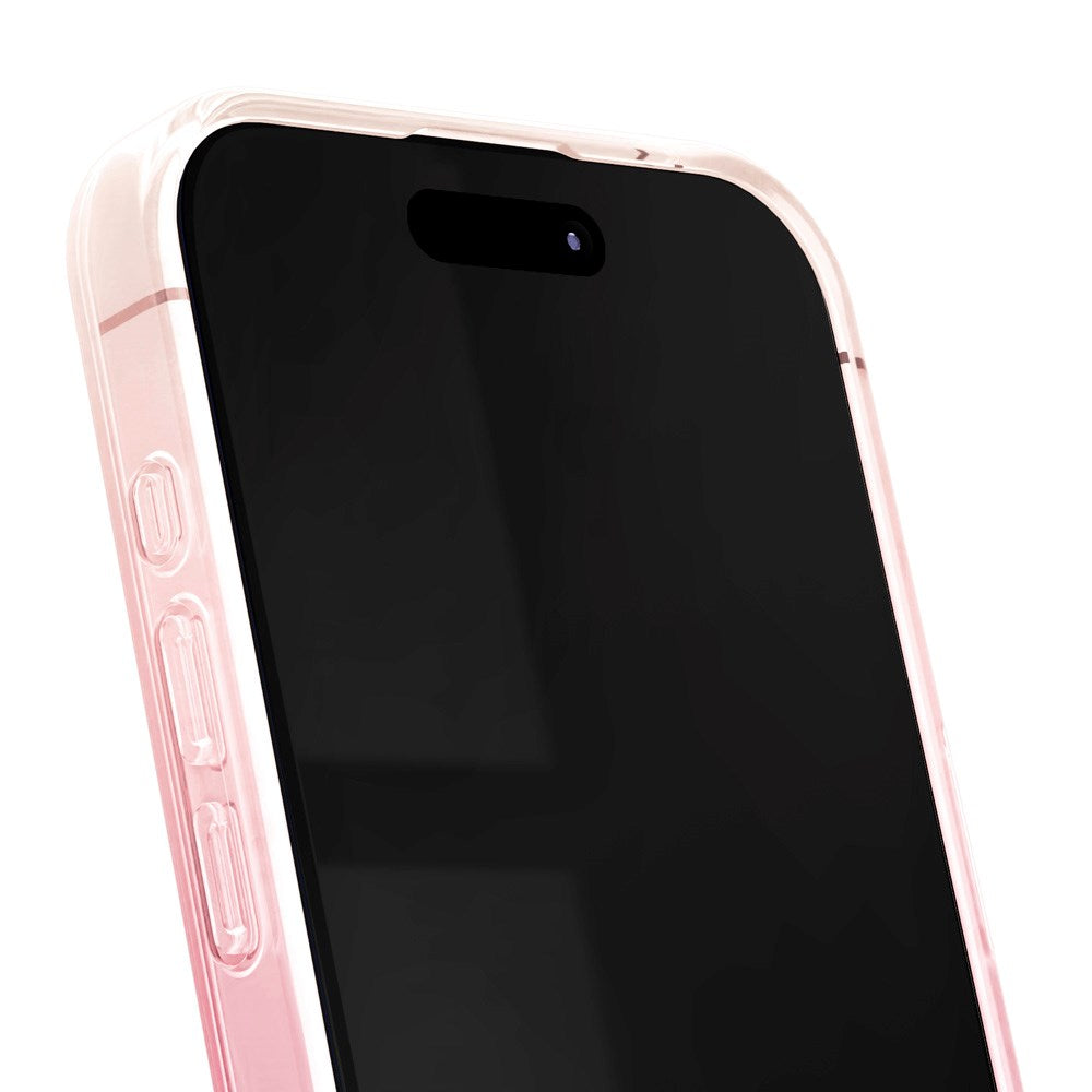 iPhone 15 Pro iDeal Of Sweden Clear Deksel - MagSafe Kompatibel - Rose Blush