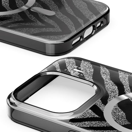 iPhone 16e / 15 / 14 / 13 iDeal Of Sweden Clear Deksel - MagSafe Kompatibel - Zebra Mystique