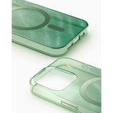 iPhone 15 Pro Max iDeal Of Sweden Clear Deksel - MagSafe Kompatibel - Sage Green