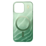 iPhone 15 Pro Max iDeal Of Sweden Clear Deksel - MagSafe Kompatibel - Sage Green