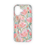iPhone 16 iDeal Of Sweden Clear Case - MagSafe Kompatibel - Tulip Bloom