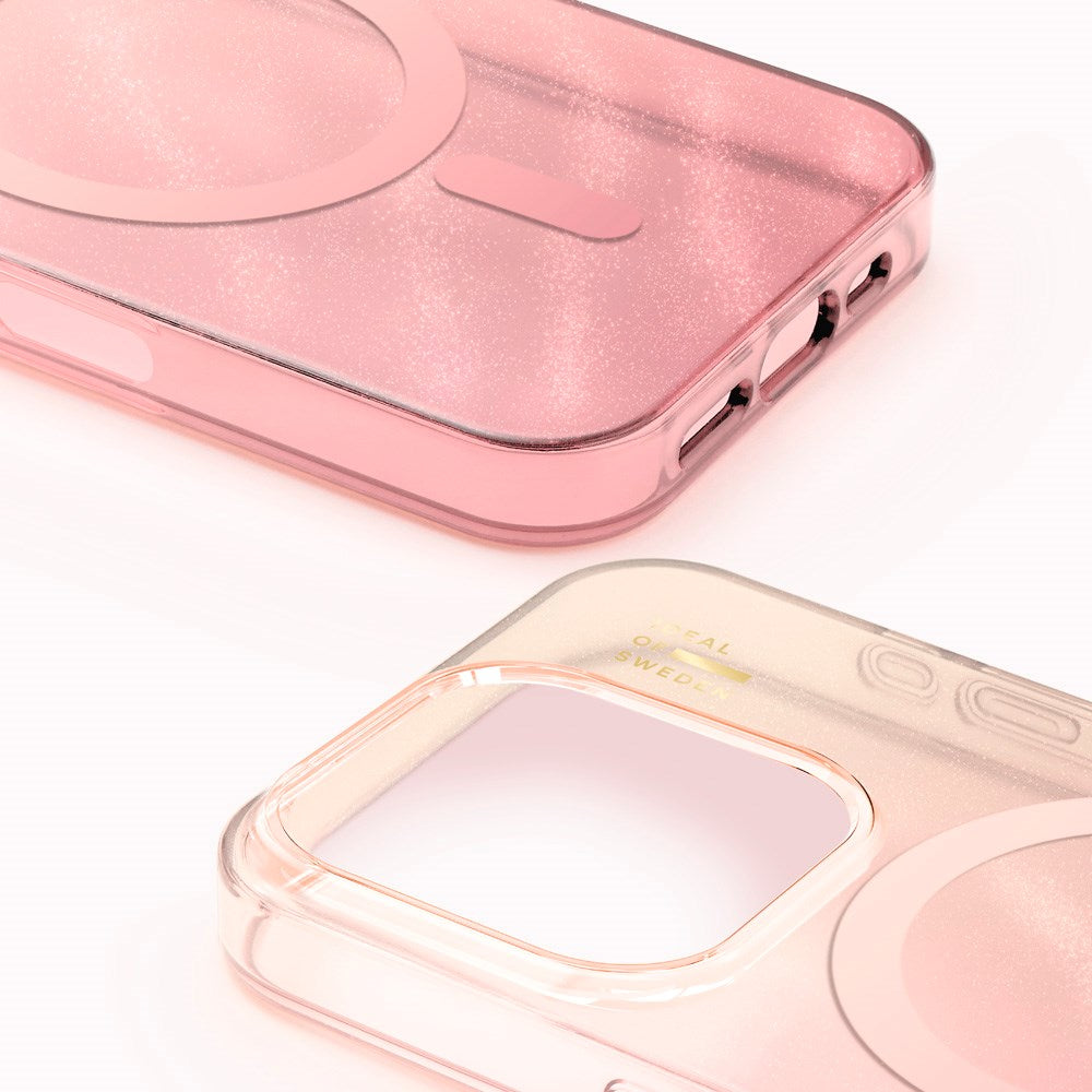 iPhone 16 Pro iDeal Of Sweden Clear Deksel - MagSafe Kompatibel - Rose Blush