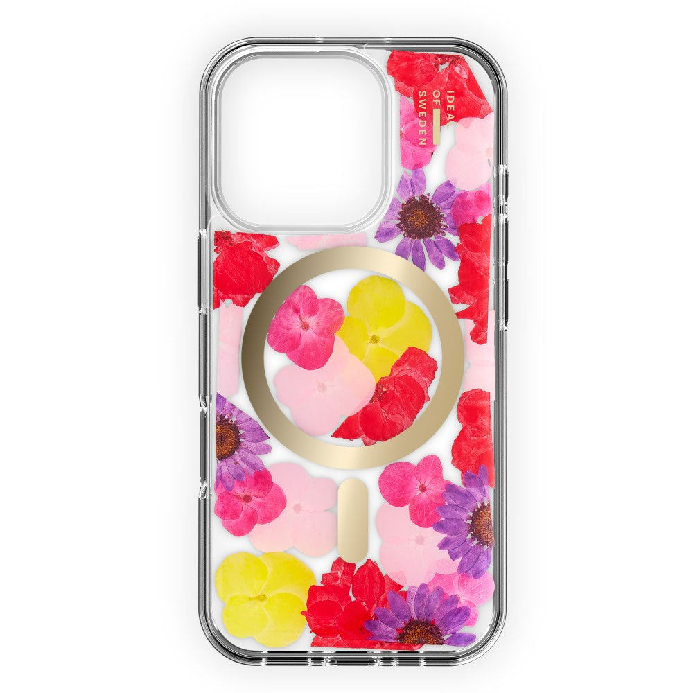 iPhone 16 Pro iDeal Of Sweden Clear Case - MagSafe Kompatibel - Tropical Floral
