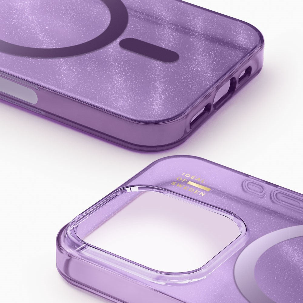 iPhone 16 Pro iDeal Of Sweden Clear Deksel - MagSafe Kompatibel - Amethyst Mist