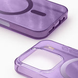 iPhone 16 Pro iDeal Of Sweden Clear Deksel - MagSafe Kompatibel - Amethyst Mist