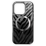 iPhone 16 Pro Max iDeal Of Sweden Clear Deksel - MagSafe Kompatibel - Zebra Mystique