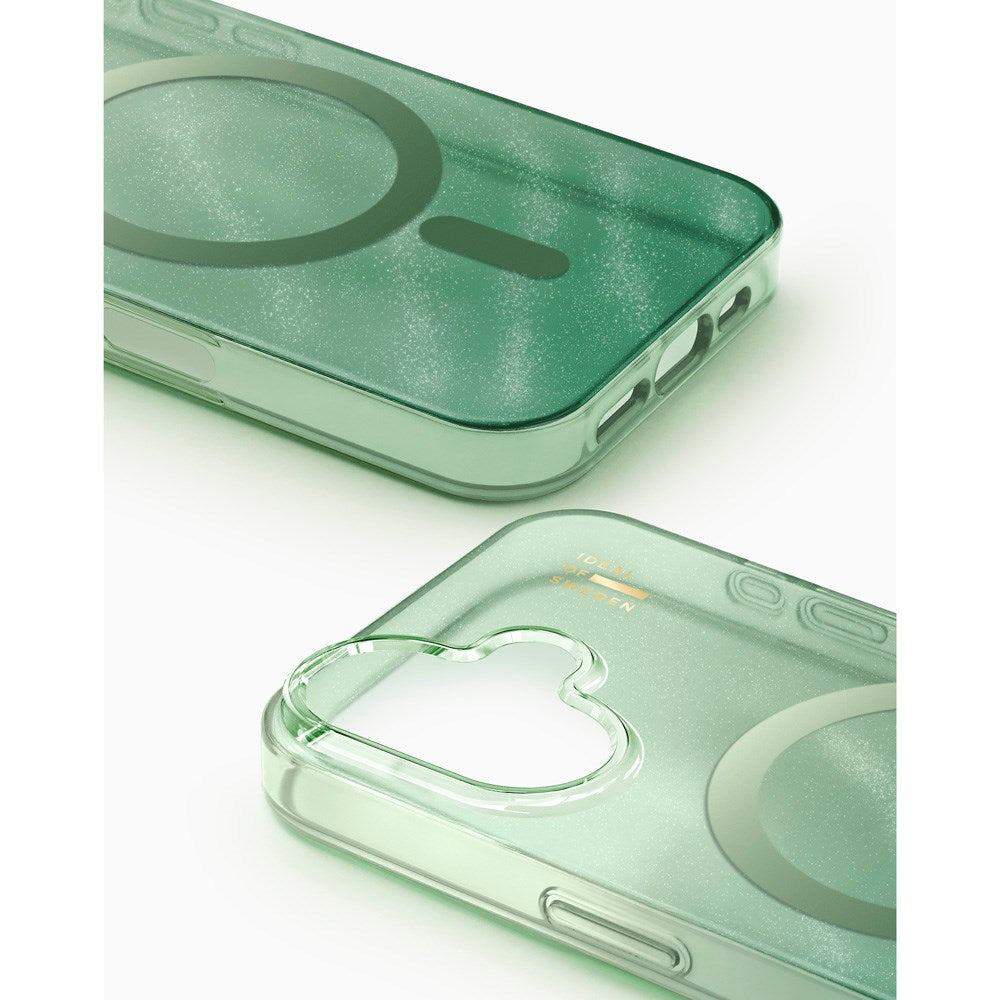 iPhone 17 iDeal Of Sweden Clear Deksel - MagSafe Kompatibel - Sage Green