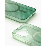 iPhone 17 iDeal Of Sweden Clear Deksel - MagSafe Kompatibel - Sage Green