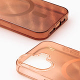 iPhone 17 iDeal Of Sweden Clear Deksel - MagSafe Kompatibel - Mocha Mousse