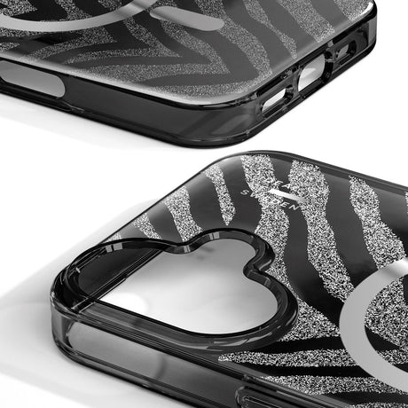 iPhone 17 iDeal Of Sweden Clear Deksel - MagSafe Kompatibel - Zebra Mystique