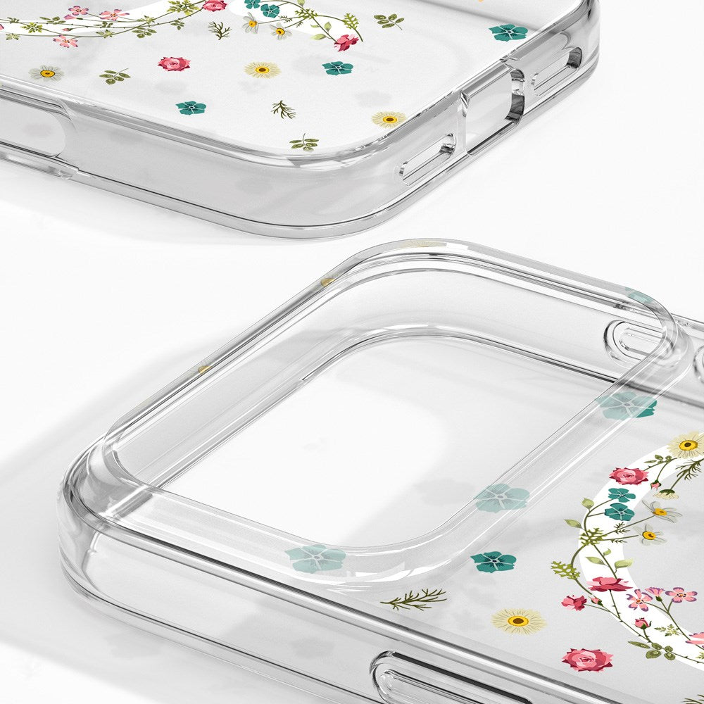 iPhone 17 Pro iDeal Of Sweden Clear Deksel - MagSafe Kompatibel - Petite Floral