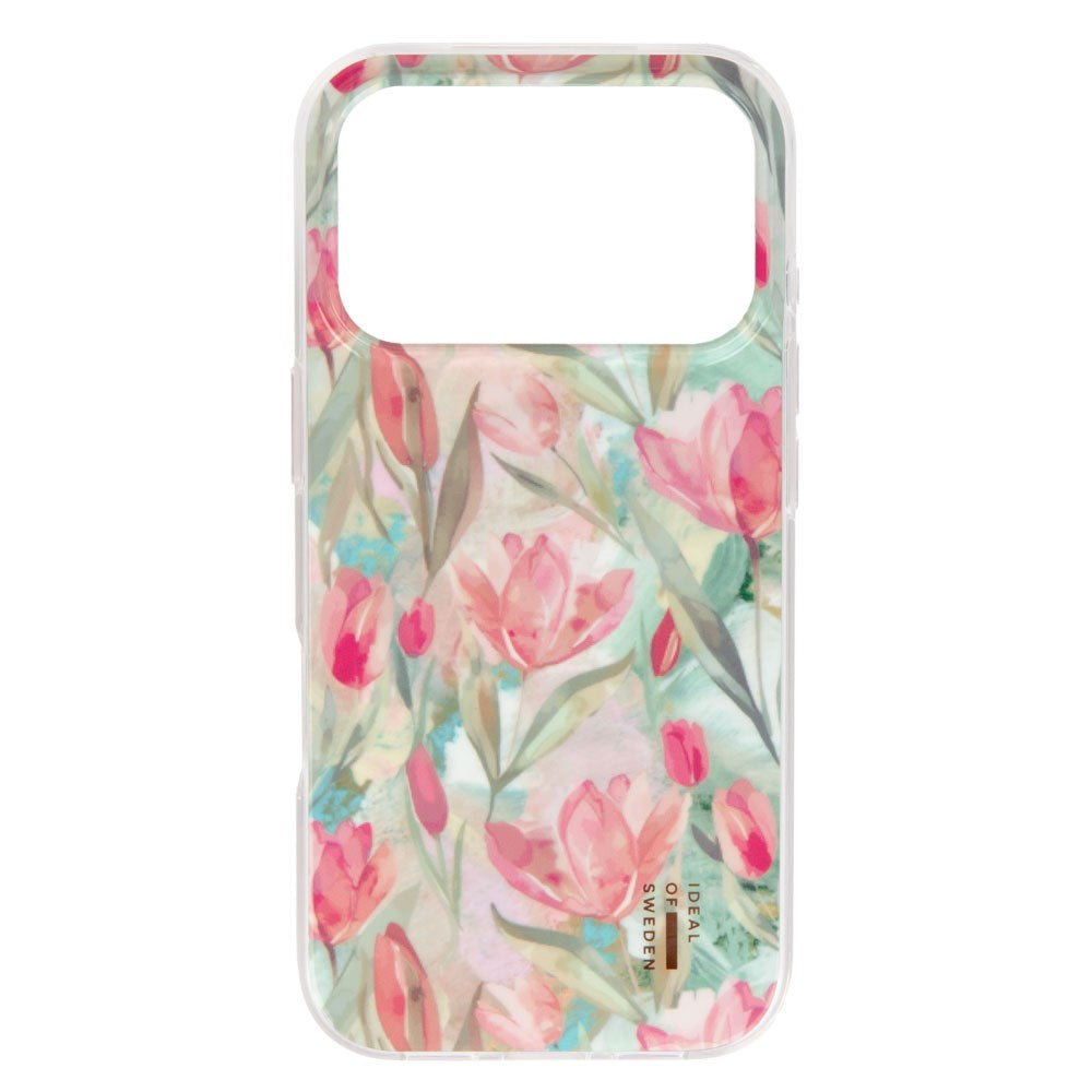 iPhone 17 Pro iDeal Of Sweden Clear Deksel - MagSafe Kompatibel - Tulip Bloom