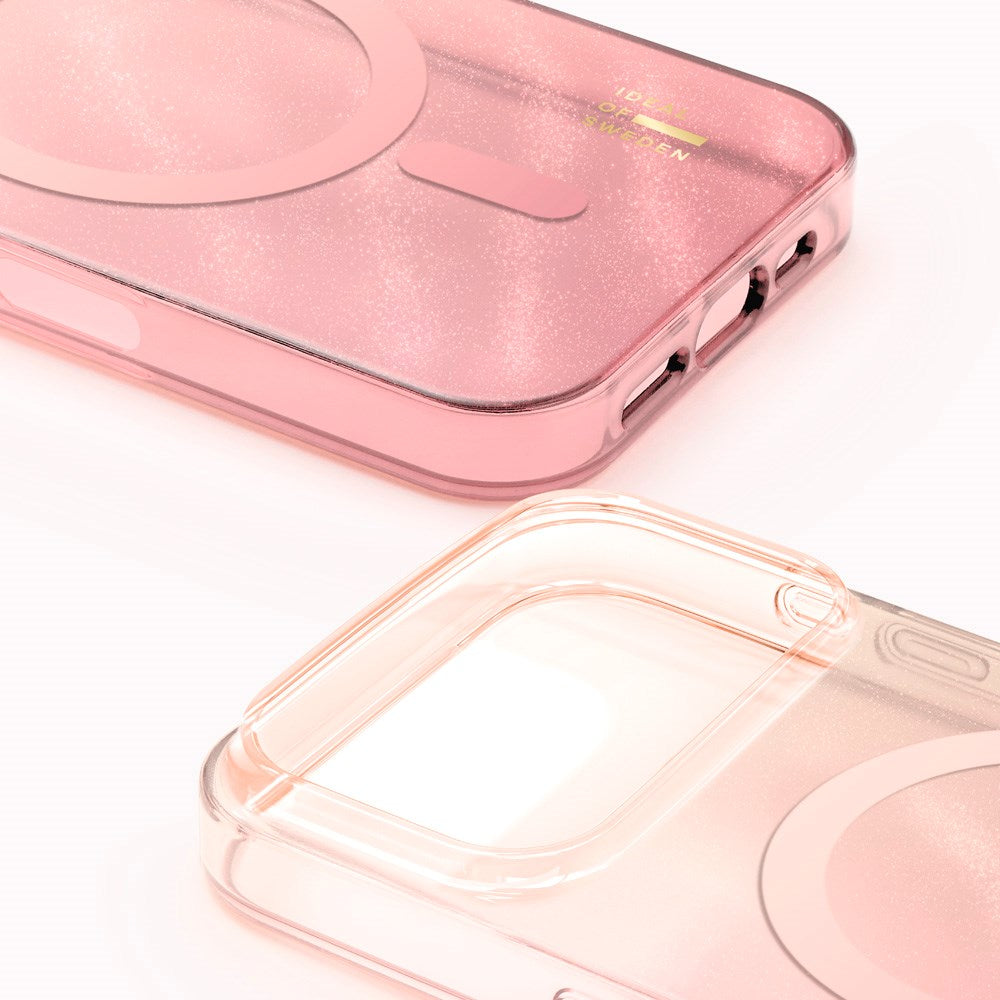 iPhone 17 Pro Max iDeal Of Sweden Clear Deksel - MagSafe Kompatibel - Rose Blush