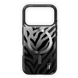 iPhone 17 Pro Max iDeal Of Sweden Clear Deksel - MagSafe Kompatibel - Zebra Mystique