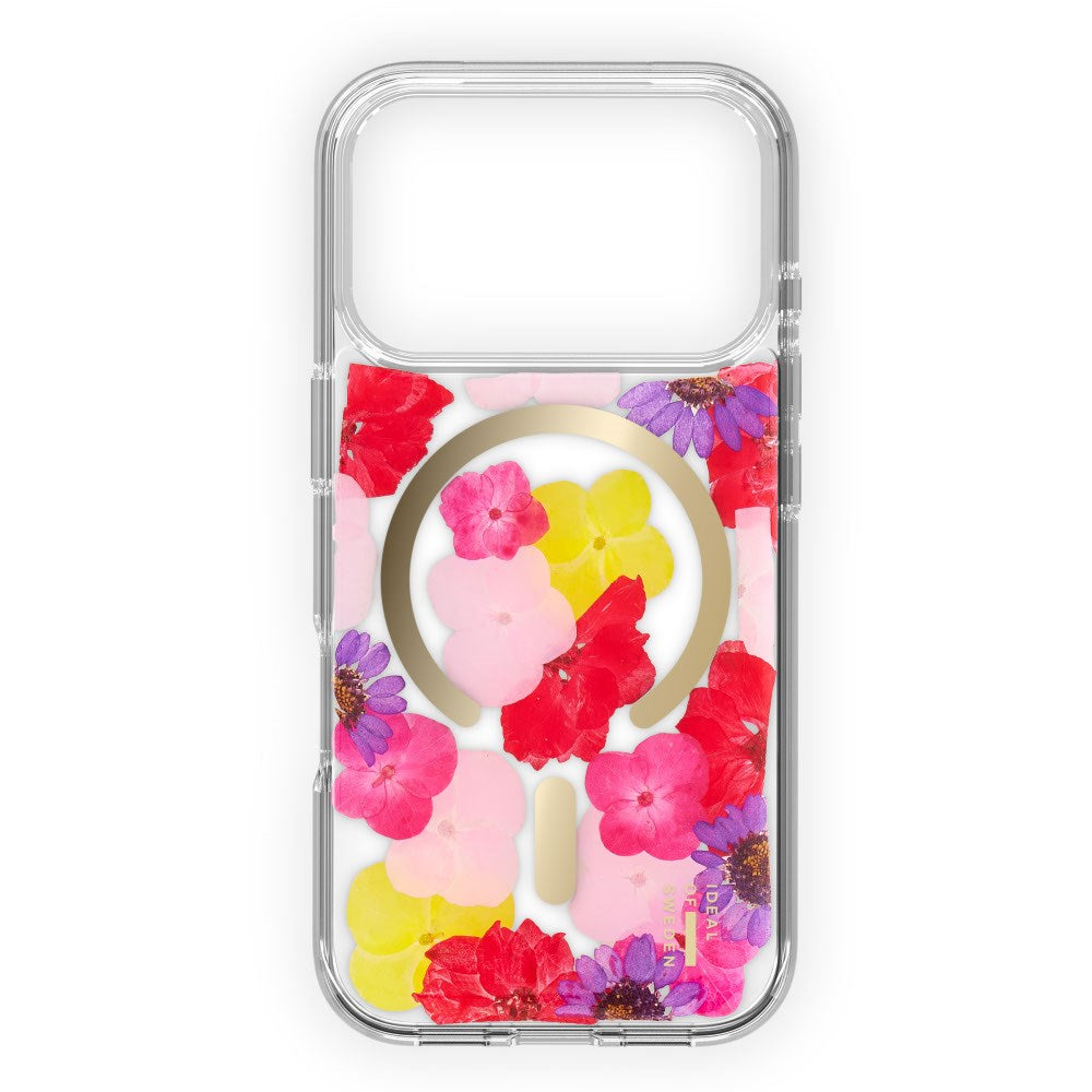 iPhone 17 Pro Max iDeal Of Sweden Clear Deksel - MagSafe Kompatibel - Tropical Floral
