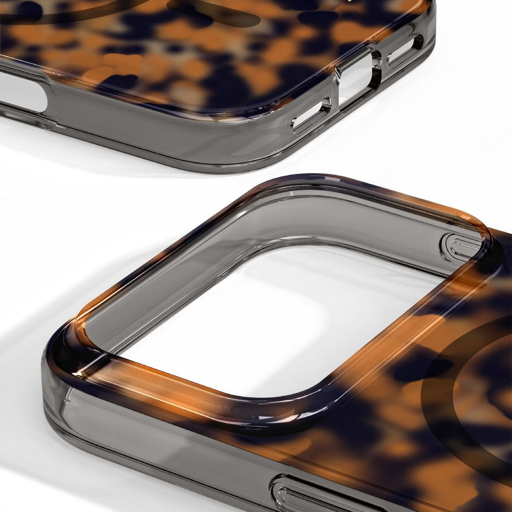 iPhone 18 Pro / 17 Pro iDeal Of Sweden Clear Deksel - MagSafe Kompatibel - Tortoise