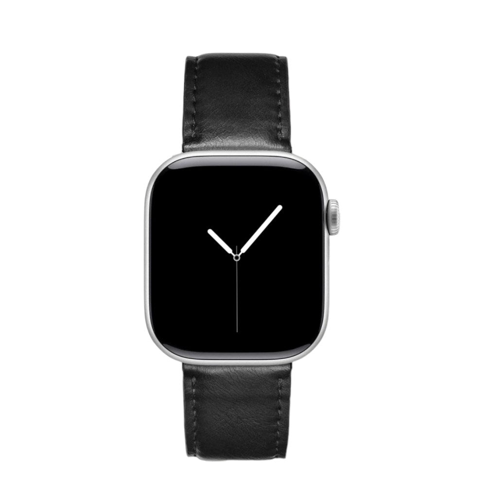 Apple Watch (42/44/SE/45/46/49mm) iDeal of Sweden Vegansk Lærrem - Iconic Black