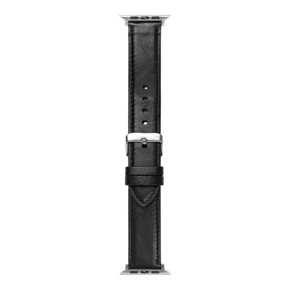 Apple Watch (42/44/SE/45/46/49mm) iDeal of Sweden Vegansk Lærrem - Iconic Black