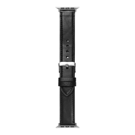 Apple Watch (42/44/SE/45/46/49mm) iDeal of Sweden Vegansk Lærrem - Iconic Black