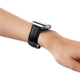 Apple Watch (42/44/SE/45/46/49mm) iDeal of Sweden Vegansk Lærrem - Iconic Black