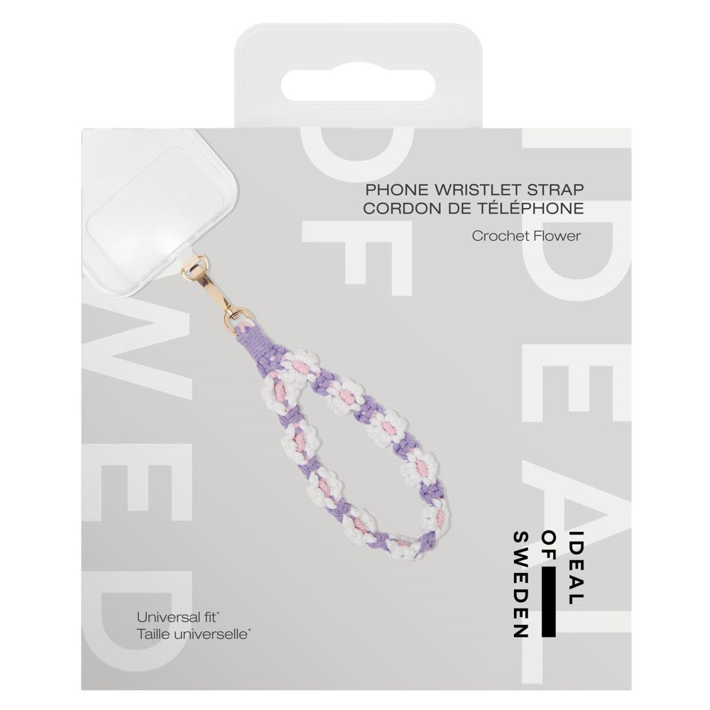 iDeal of Sweden Cord Wristlet Rem - Lilla Blomster