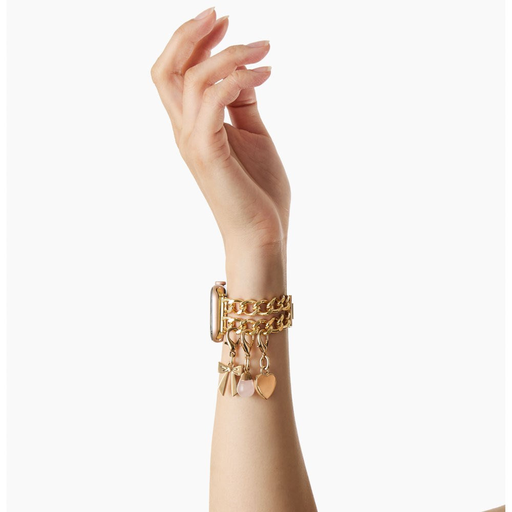 Apple Watch (38/40/SE/41/42mm) iDeal of Sweden Metall Klokkerem - Chain Gold