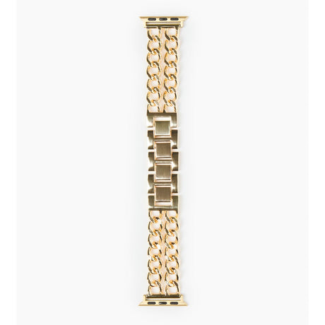 Apple Watch (42/44/SE/45/46/49mm) iDeal of Sweden Metall Klokkerem - Chain Gold