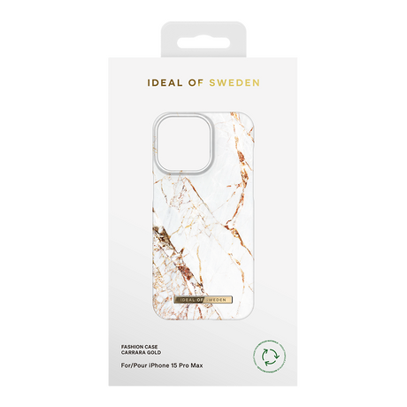 iPhone 15 Pro Max iDeal Of Sweden Fashion Deksel - Carrara Gold