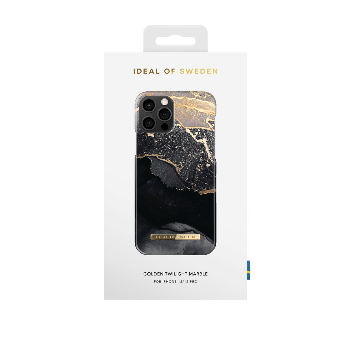 iDeal Of Sweden iPhone 12 / 12 Pro Fashion Deksel Golden Twilight Marble