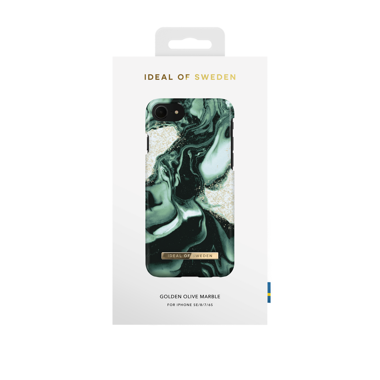 iDeal Of Sweden iPhone SE (2022 / 2020) / 8 / 7 Fashion Deksel Golden Olive Marble